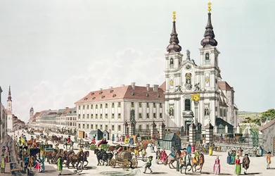Parish Church and Convent of Mariahilf, Vienna, 1783